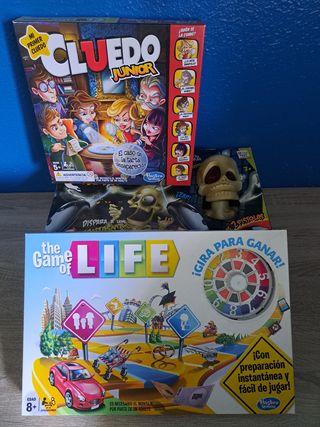 Juegos de mesa: Clue Jr y Game of Life