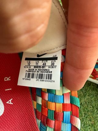 Zapatillas Nike multicolor tejidas