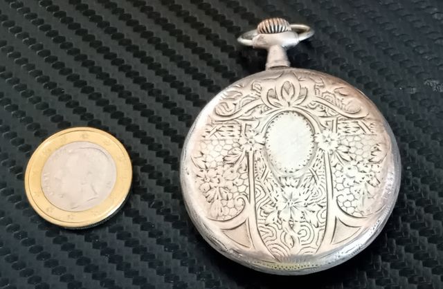 Reloj de Bolsillo plata SERGINES Antiguo