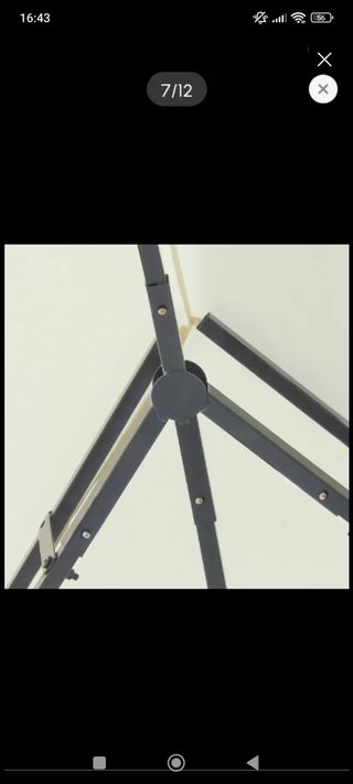 Cenador jardín beige metal