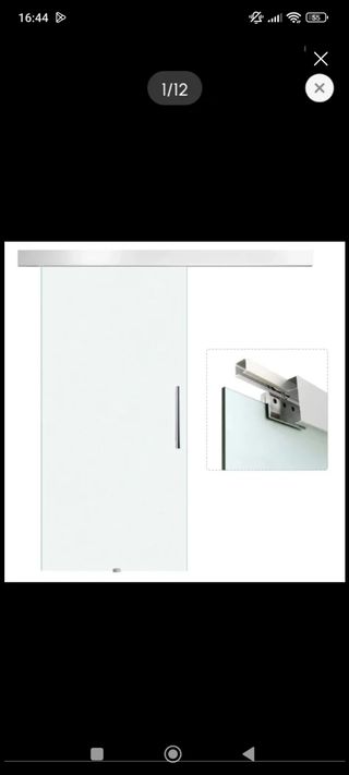 Puerta corredera cristal - Moderna