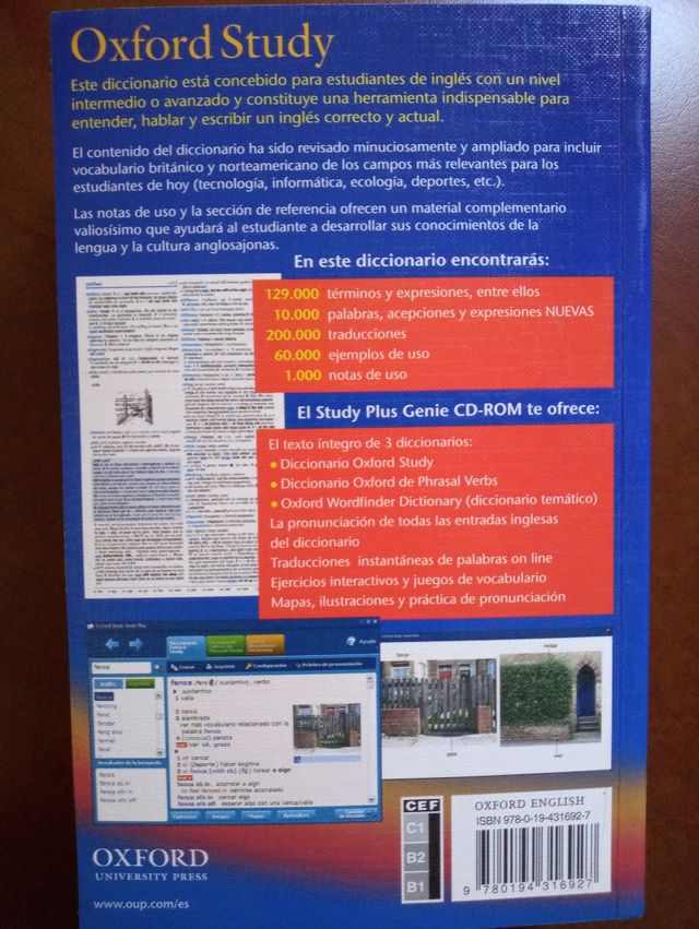 Diccionario Oxford Study