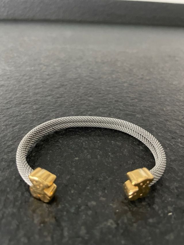 Pulsera de oro y acero osos Sweet Dolls