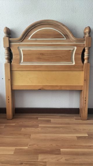Cabeceros madera + mesilla