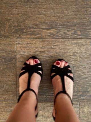 Tacones negros - talla 35