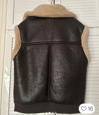  Precioso Chaleco Borreguito Stradivarius 