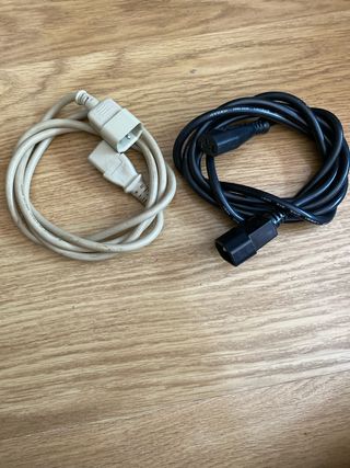 2 Cables alimentación PC