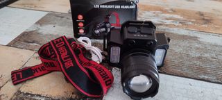 F-T51 Linterna Frontal LED USB