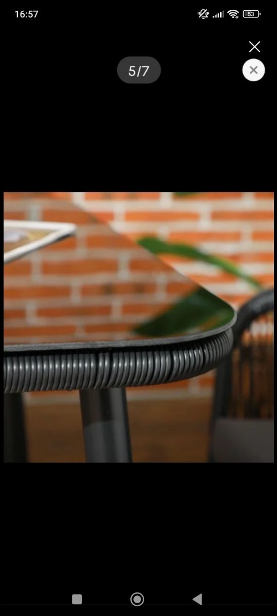 Conjunto jardín 5 piezas - Negro