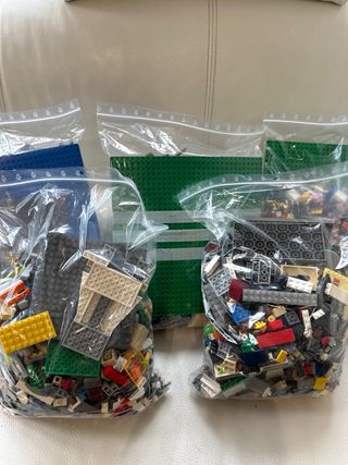 Ogni sacchetto da 1,5 kg di LEGO sfusi a 20€