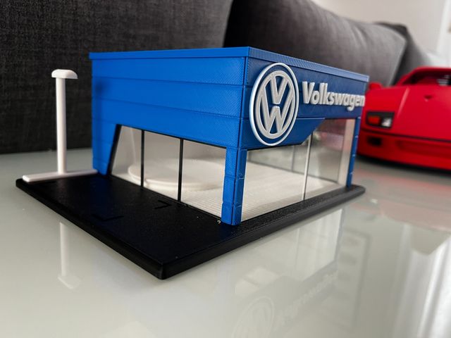 Diorama Volkswagen Expositor Hotwheels