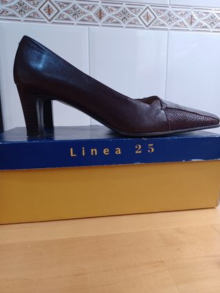Tacones Linea 25 marrones