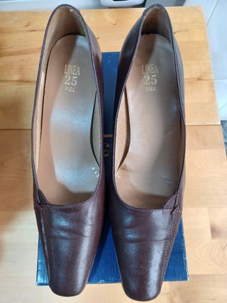 Tacones Linea 25 marrones
