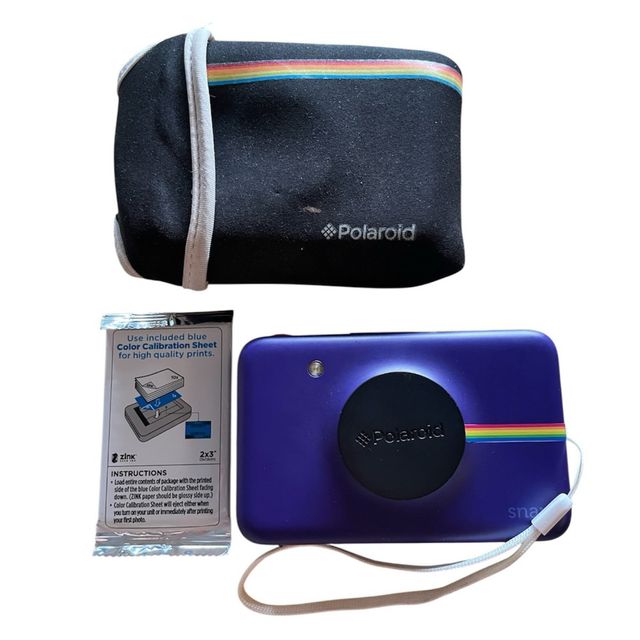 Polaroid Snap Cámara Instantánea, funda y papel