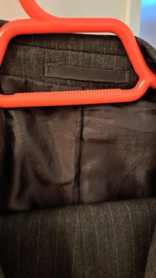 Traje marrón pinstripe - M/48