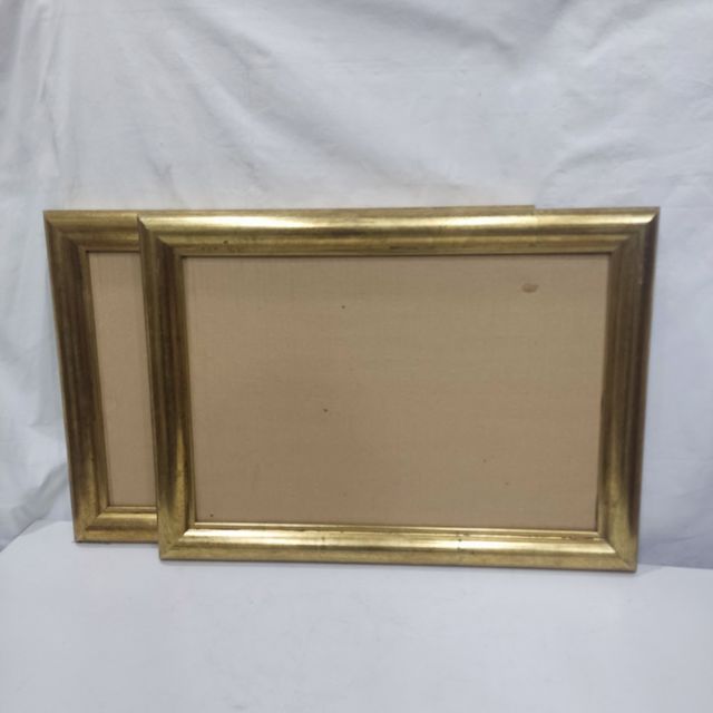 2 Marcos dorados - Madera