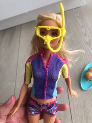 Muñeca submarinista + Delfín
