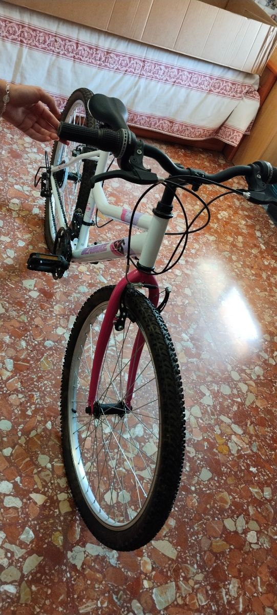 Bicicleta niña 20" blanca
