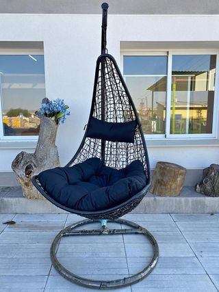 Sillón colgante negro - NUEVO