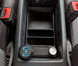 Organizador Audi A3 - Reposabrazos