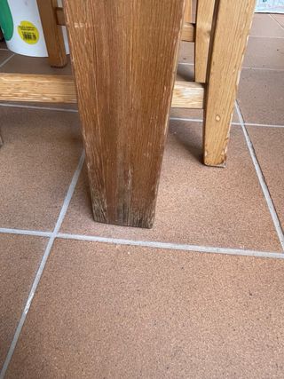 Mesa madera + 4 sillas con cojines ULTIMOS DIAS!!