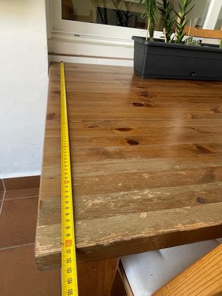 Mesa madera + 4 sillas con cojines ULTIMOS DIAS!!