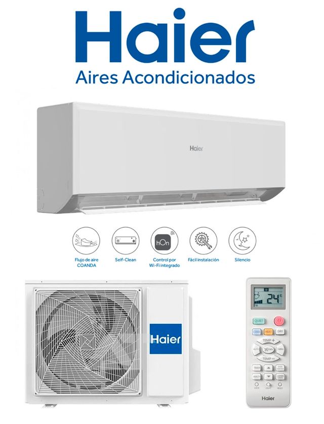 Aire acondicionado Haier Geos R35 wifi 3mil frigor