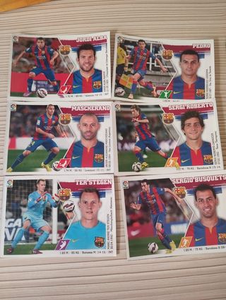 Cromos FC Barcelona - 6 unidades