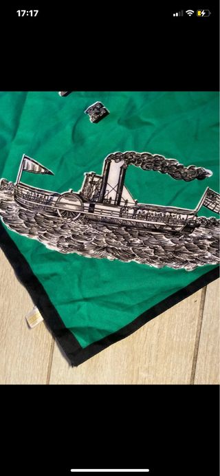 Foulard vintage Belle Epoque