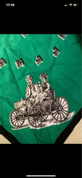 Foulard vintage Belle Epoque