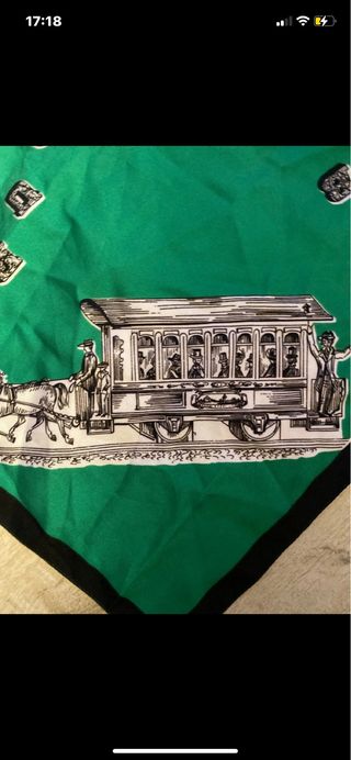 Foulard vintage Belle Epoque