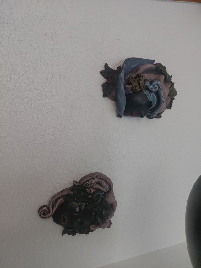 2 Máscaras venecianas de pared