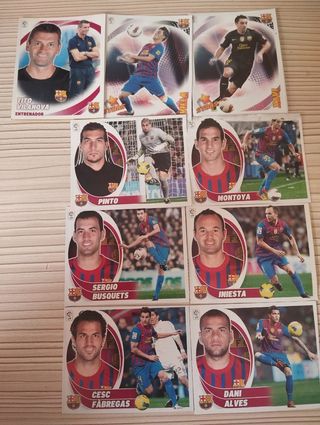 Cromos FC Barcelona Liga - 10 unidades