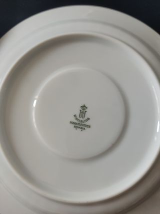 6 PLATOS POSTRE O PAN PORCELANA BAVARIA AÑOS 80