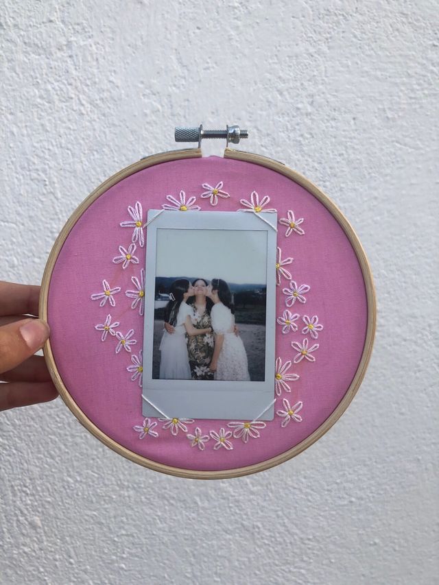 Bordado personalizado para polaroid 