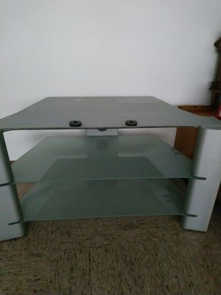 Mesa TV gris - Soporte TV