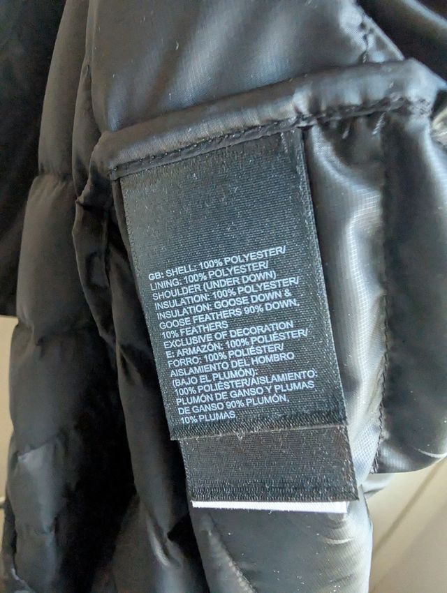 Piumino The North Face nero