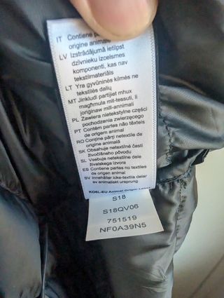 Piumino The North Face nero