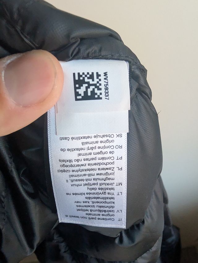 Piumino The North Face nero