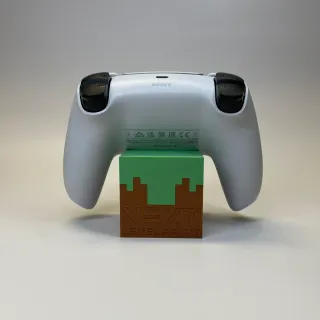 Soporte mando Minecraft 3D • decoración gamer
