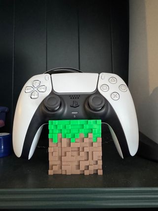 Soporte mando Minecraft 3D • decoración gamer