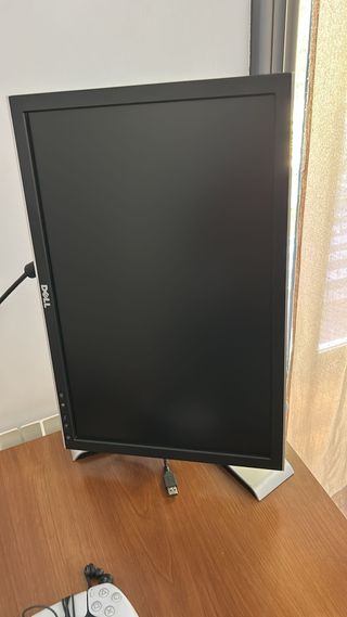 Monitor Dell plata y negro