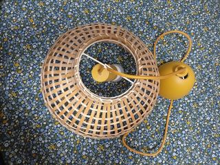 Lampara techo Ikea bambú