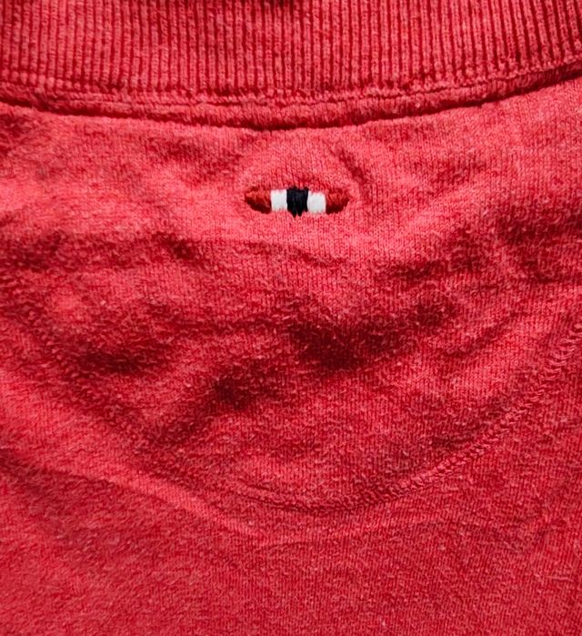 Jersey rojo vintage original Napapuri