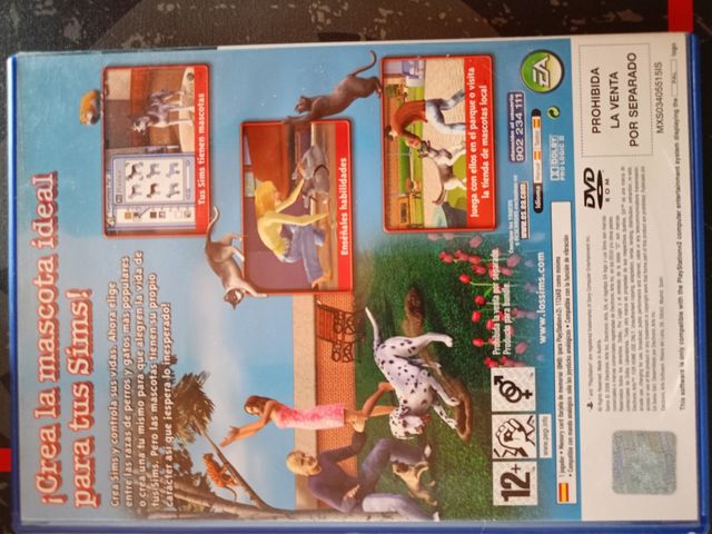 PS2 Los Sims 2 Mascotas
