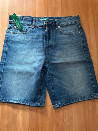 Bermudas Benetton - Vaqueros Cortos.