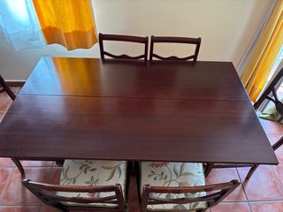 Mesa madera 6 sillas - Comedor