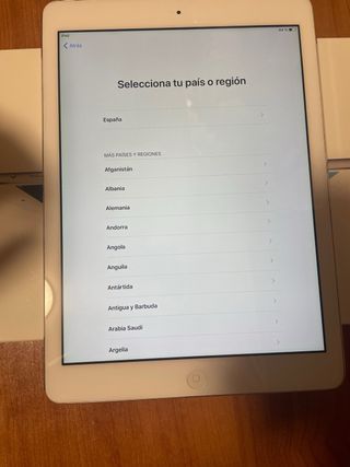 iPad Air 32GB blanco