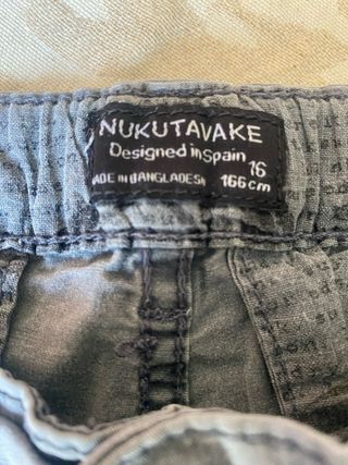 Bermuda gris Nukutavake - Talla 16