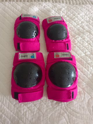 Protectores rodillss y coderas Oxelo niña Talla XS